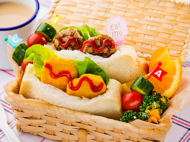 ミニハンバーグ&ナゲットサンドボックス