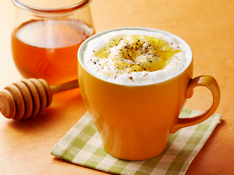 はちみつジンジャーラテ