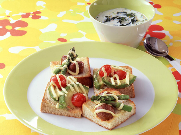 2色のごちそうトーストセット