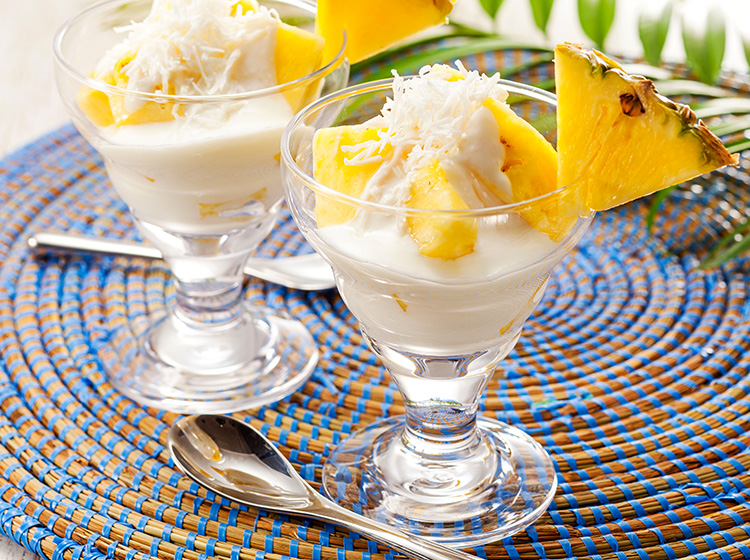 パインのココナッツヨーグルト