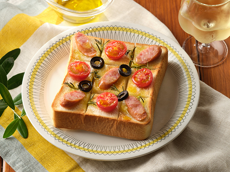 フォカッチャ風ちぎりトースト