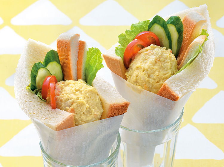 くるっとサンドスパイシーポテト