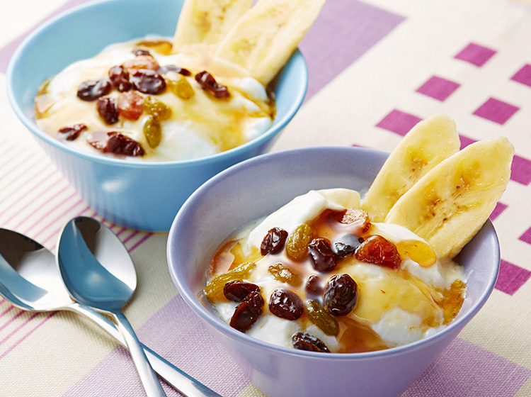 メープルレーズンヨーグルト