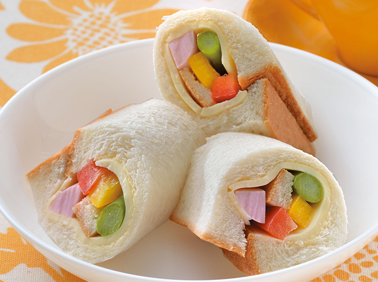 カラフルロールサンド